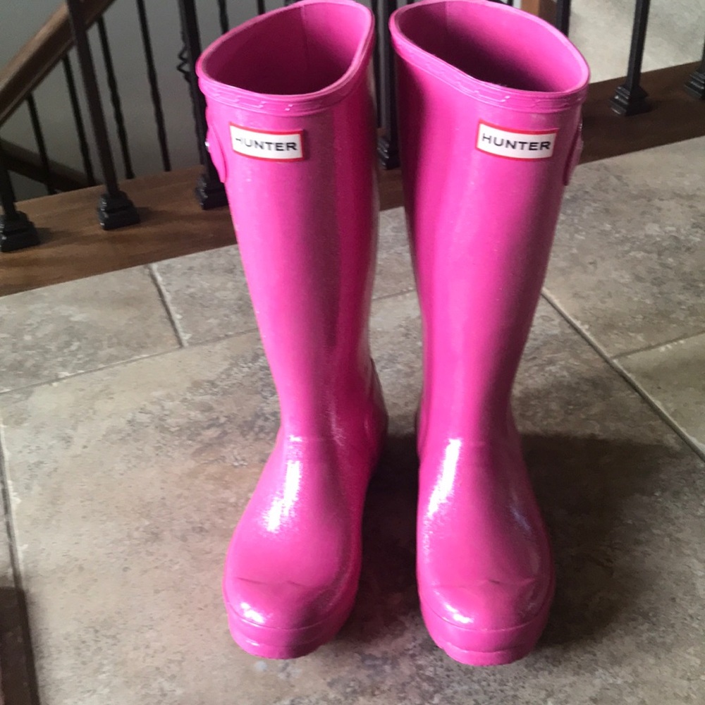 Girls Hunter tall rain boots